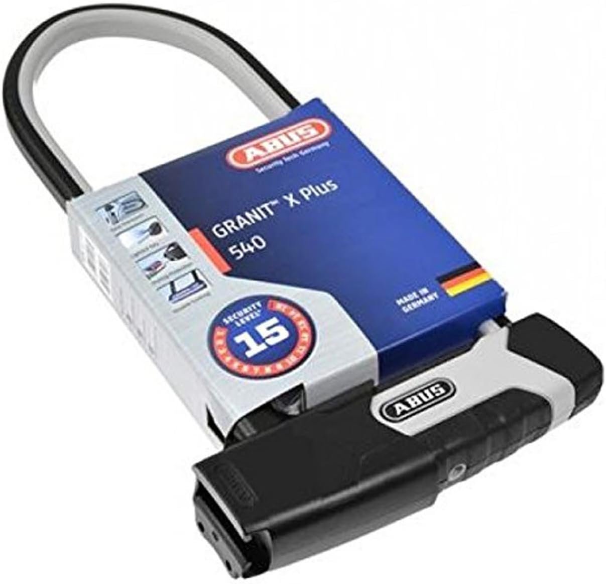 4. Abus Granit XPlus 540  Candado máxima seguridad para bicicleta
