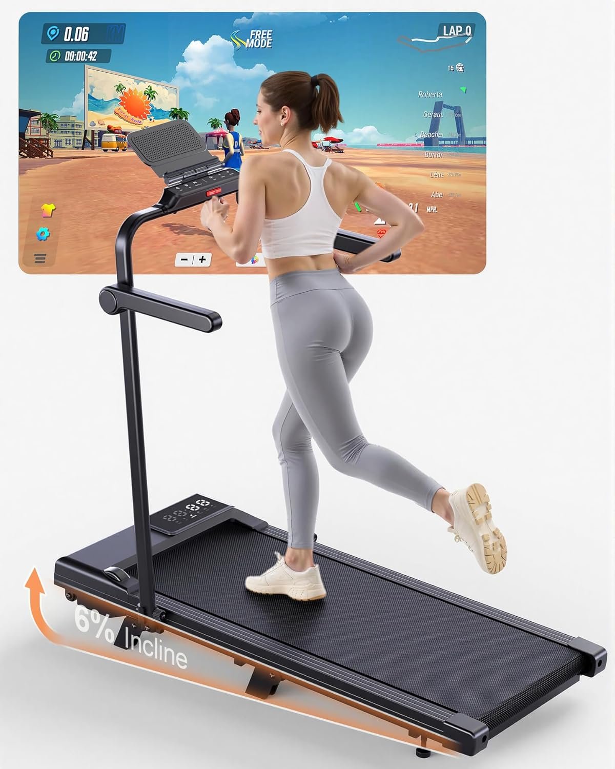 3. Superun 3,0 HP Cinta de Correr Plegable para el Hogar de Alta Tecnología