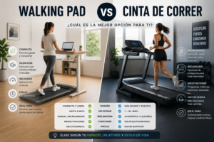 Comparativa walking pad y cinta de correr